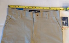 NEW Unisex French Toast School Wear Khaki Pants Size 14 28″ Waist Adjustable