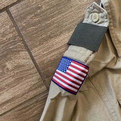BOY SCOUTS Of America Long Sleeve Uniform Shirt BSA Scout Youth Large & Patches