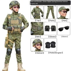 Children’s Camouflage Suit Special Forces Summer Camp Military Training Uniform