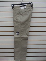Boys Nautica $36 Uniform/Casual Khaki Flat Front Pants Reg & Husky Sizes 4 – 14