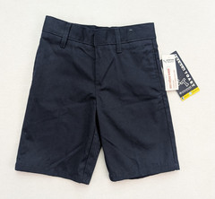 French Toast Boy’s School Uniform Shorts Size 6 Navy Blue Chino NEW
