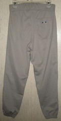 EXCELLENT BOYS N2N LIGHT GRAY KNIT BASEBALL UNIFORM PANTS SIZE M