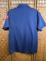 VTG Boy Scouts of America Shirt Youth X Large Blue Uniform Short Sleeve BSA USA
