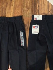 NWT – 2 Royal Park – School Uniform Pants Navy Adj. Waist Sz 10
