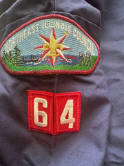 Boy Scouts of America BSA Uniform Shirt Youth Medium Navy Blue w/ Patches
