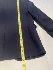 Vintage Boys Blazer Gant Classic Navy Blue Jacket School 16/32 2 Button Gold