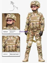 Children’s Spring Autumn Camouflage Suit Special Forces Tactic Training Uniform
