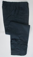 LANDS END Navy School Uniform Elastic Waist Pull-On Pants Boys 10 HUSKY NEW