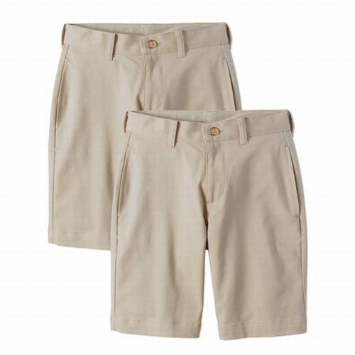 NWT ~ TWO PAIR BOYS WONDER NATION SHORTS Size 16 School approved