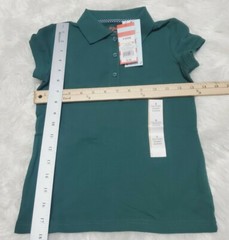 NEW Cat & Jack Girl’s School Uniforms Short Sleeve Polo Shirt NWT – Dark Green