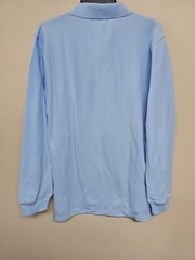 NWT FRENCH TOAST Boy’s Uniform T-Shirt Long Sleeve Cotton Blend Blue.Size XL