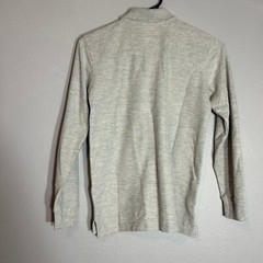 French Toast Uniform Polo Shirt Long Sleeve Gray School Top Kids L