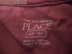 The Children’s Place Boys Redwood Uniform Pique Polo, Size S 5/6 191755916354