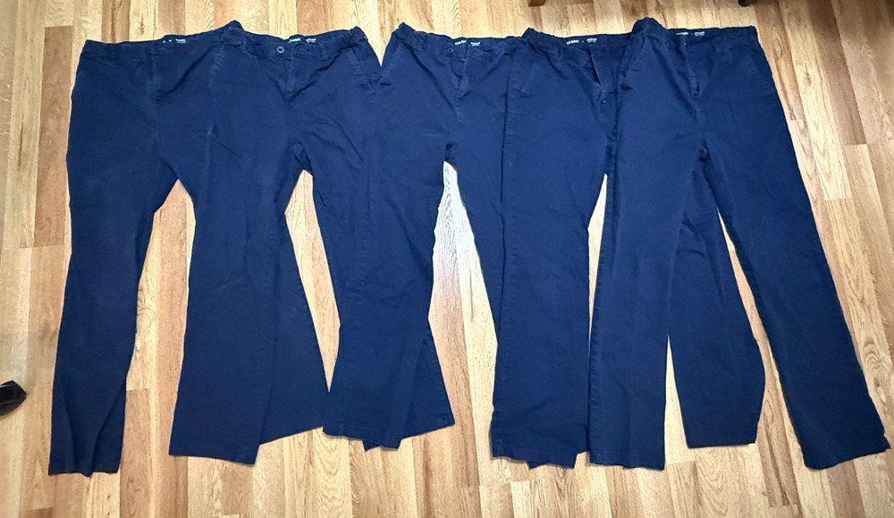 Old Navy uniform pants Boys/Teen size 16regular, straight fit (Lot of 5)