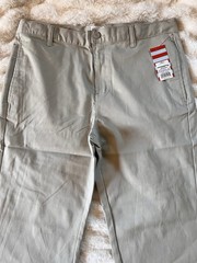 Cat & Jack Boys Size 18 Husky School Uniform Pants Tumbleweed New
