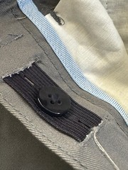 Lands End Boys Sz 18 (14-15 YRS) Gray Chino Pants 31Wx30L” Iron Knee Blend #3852