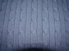 St Johns Bay Boys Size M Navy Blue Long Sleeve Dressy Crew Cable Neck Sweater