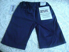 New SZ 6 Boys Genuine School Uniform Shorts Navy Blue Flat Front 022