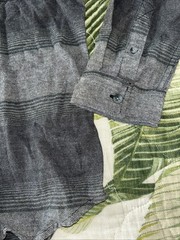 NEW NWT YOUTH Flannel SHIRT First Wave Long SLEEVE Boys