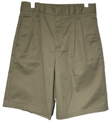 Boy’s FRENCH TOAST Khaki Pleated Uniform Shorts 10 (SH9202) Adjustable Waist