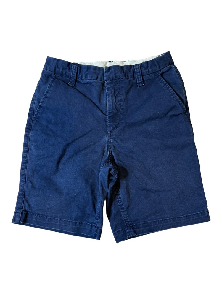 GAP Kids Navy Blue Chino School Uniform Shorts Size 12 w/ 7″ Inseam GUC