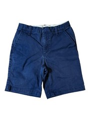 GAP Kids Navy Blue Chino School Uniform Shorts Size 12 w/ 7″ Inseam GUC