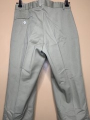 Boy’s Waist 28 School Uniform Pants Chino Straight Leg Beige Flat Front Mid Rise