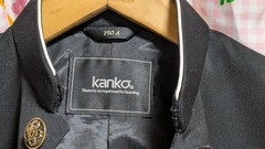 ^_^ Japanese SchoolBoy Uniform . Excellent . Blac. Size: S~ M. School Badge.