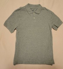 Lot of 2*Childrens Place*Uniform Polo Shirts*White*Gray*Large*10/12