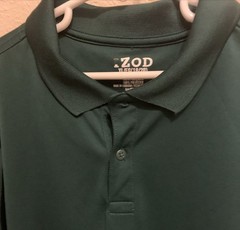 Izod Boys’ Green Polyester School Uniform Shirt XL 18/20- Fits Like 12 or 14