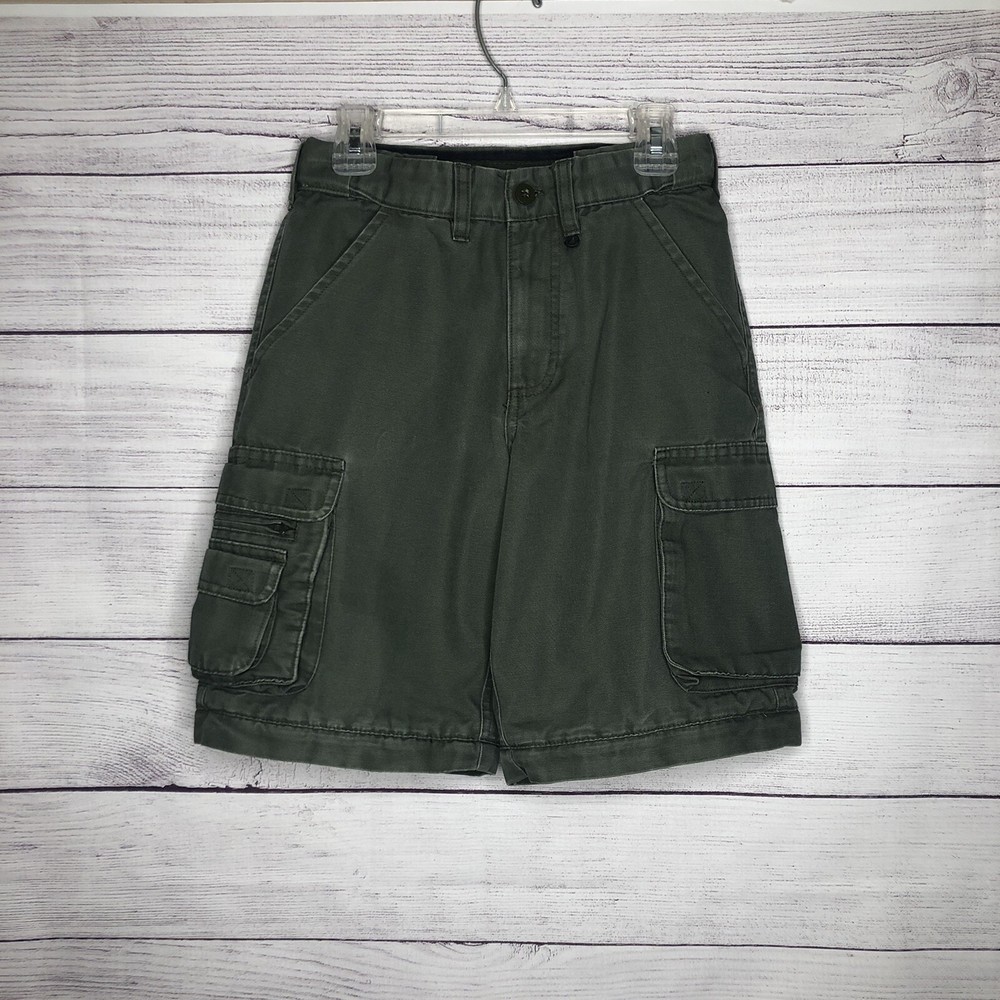 Boy Scouts Of America Cargo Shorts Green Boy’s Size Youth 8