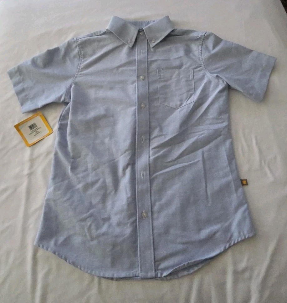 Dennis Uniform Boys Y12 Style 02900A Button Down Shirt NEW