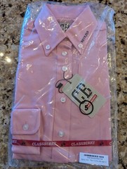Classberry Kids Uniform long sleeve button up shirt Pink size 5