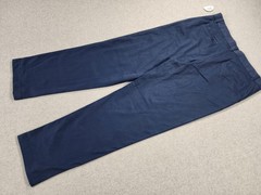Wonder Nation School Uniform Pants Size 16 Husky Navy Adjust Waist Reinforce NEW