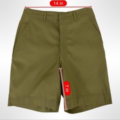 Vintage Boy Scouts of America Shorts Boys 16 Green Uniform BSA Camp Hiking