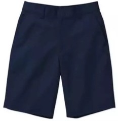 BOYS’ NAVY FLAT FRONT ‘GEORGE’ SHORTS, SCHOOL UNIFORM SIZE 4 W/ADJ WAIST NWT!