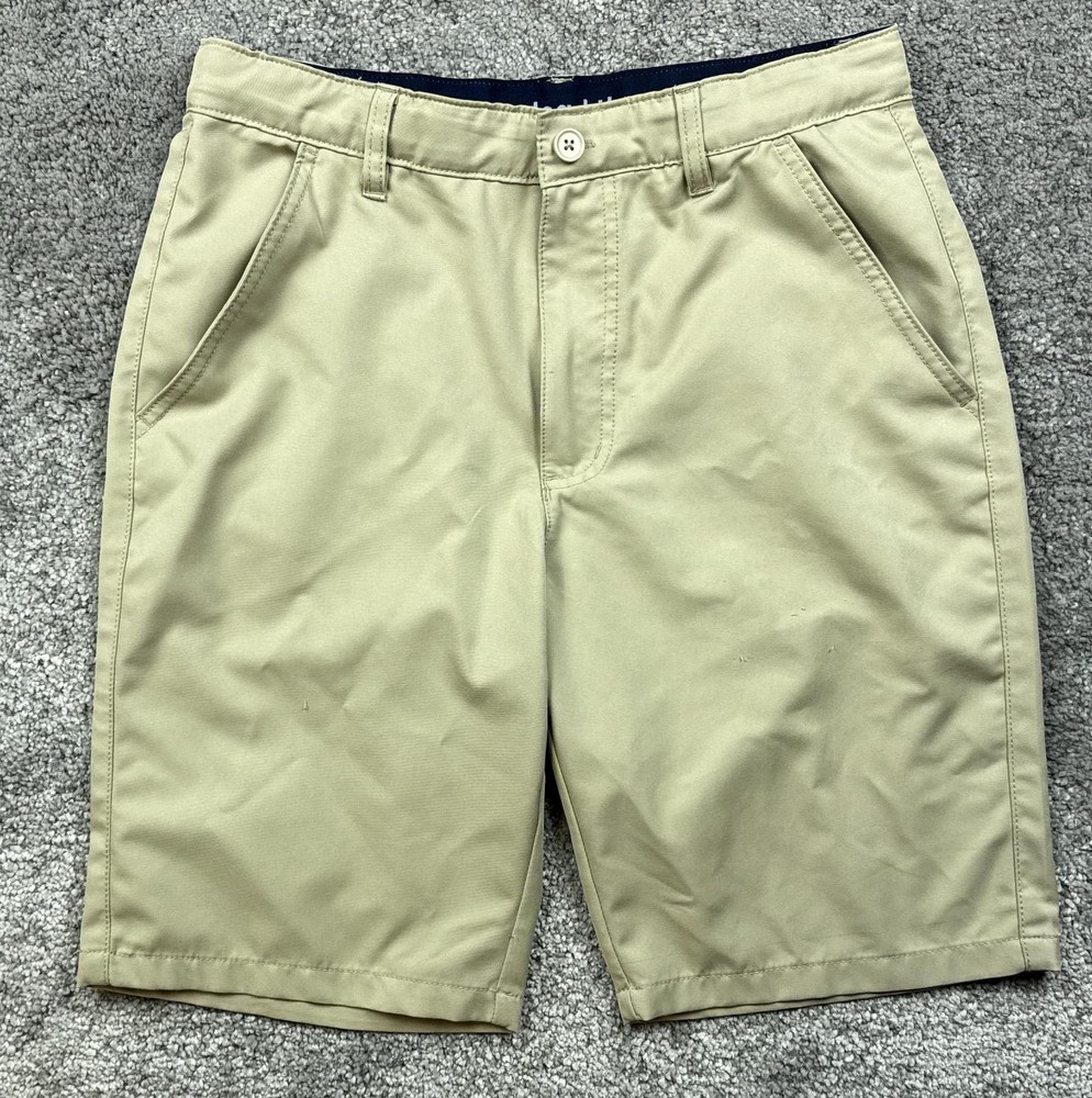 French Toast Shorts Kids XL 18 Khaki Flat Front Uniform School Classic Pockets