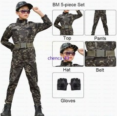 Children’s Spring Autumn Camouflage Suit Special Forces Tactic Training Uniform