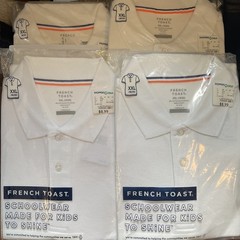 Lot of Four French Toast Boy’s Polo Uniform 2X (18/20)