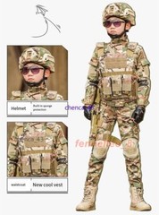 Children’s Spring Autumn Camouflage Suit Special Forces Tactic Training Uniform