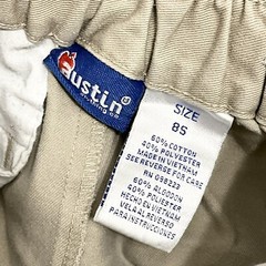 AUSTIN CLOTHING Boys Uniform Shorts Khaki Elastic Waistband Pockets Size 8S