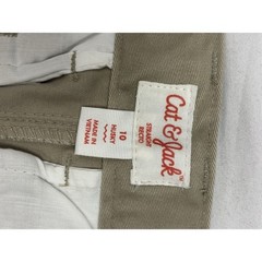 Cat & Jack Boys Size 10 Husky School Uniform Chino Pants Vintage Khaki