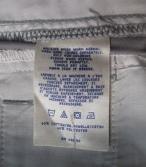 LANDS END Gray Plain School Uniforms Pants Boys 10 Inseam 25″ NEW