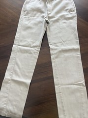 Mills Uniform Khaki Flat Front Pants : 18R Boys