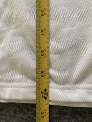 Chaps Polo Shirt Boys Medium 10/12 White School Uniform Regular Short Sleeve Top