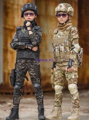 Children’s Spring Autumn Camouflage Suit Special Forces Tactic Training Uniform