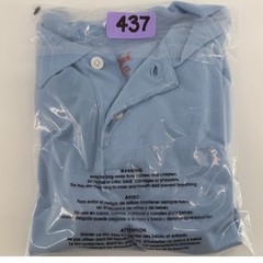 Cat and Jack Boys Light Blue Short Sleeve School Uniform Polo Shirt XL 14
