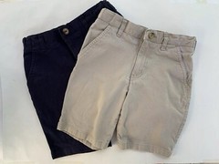 Uniform Shorts French Toast Size 7 Lot Of 2 Navy And Khaki