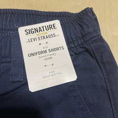 Levi Strauss Boys’ Size Medium Flex Stretch School Uniform Shorts in Blue