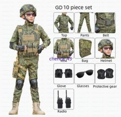 Children’s Spring Autumn Camouflage Suit Special Forces Tactic Training Uniform
